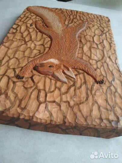 Ручная резьба по дереву панно 