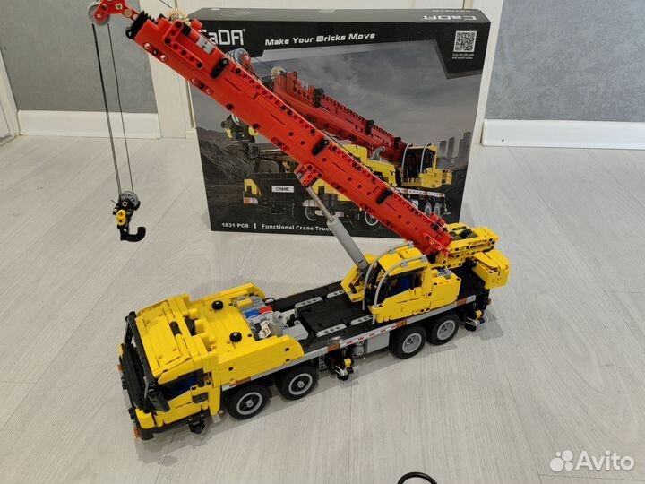 Конструктор cada Подъемный кран + моторы