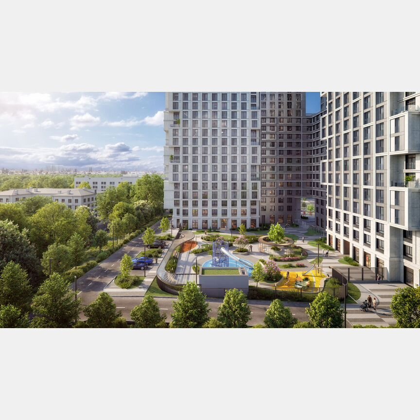 2-к. апартаменты, 45,9 м², 10/20 эт.