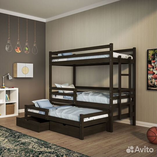 Двухъярусная детская кровать