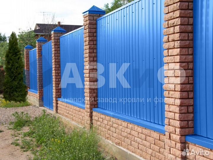 Профнастил/профлист для забора от производителя