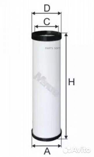 M-filter A5631 Фильтр воздушный claas/grove