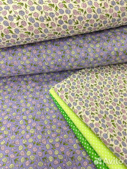 Ткань хлопок мелкий рисунок лосткут ное шитье
