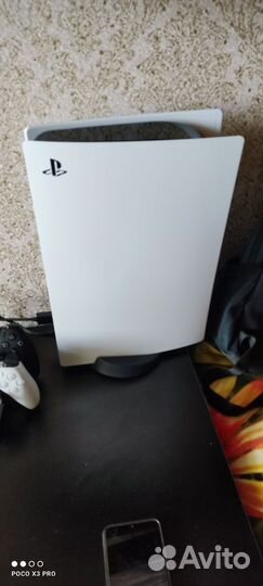 Sony playstation 5 ps5 с дисководом 2 джойстика
