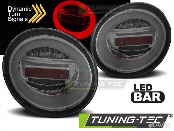 VW NEW beetle 98-05 Фонари led bar тонированные