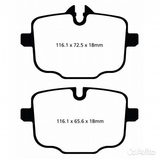 EBC тормозные колодки для BMW X5/X6 (G05/G06)
