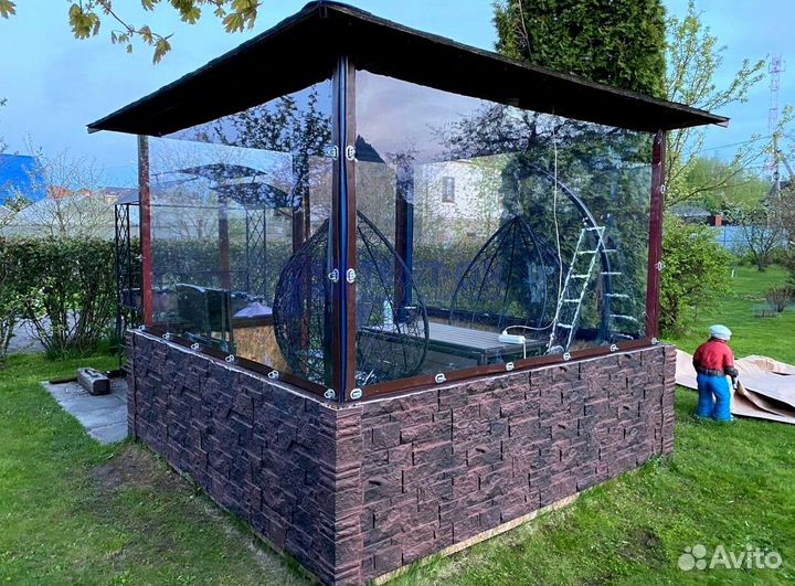 Мягкое стекло для беседок