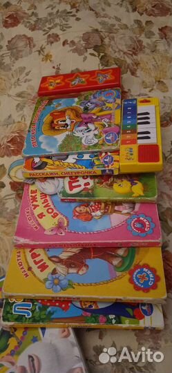 Детские книжки (музыкальные,с пазлами,с кубиками)