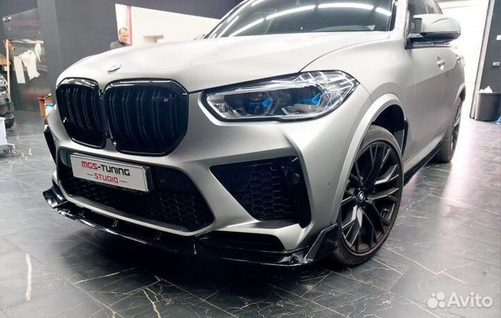 Комплект дооснащения для BMW X5M F95 черный обвес