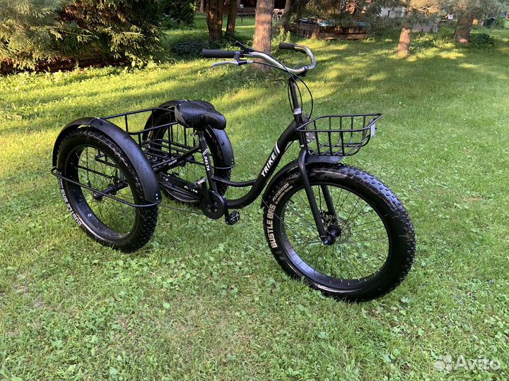 Грузовой 3-х колесный Фэтбайк 26х4,0