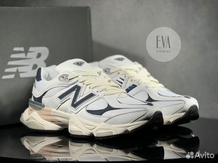 Кроссовки NEW balance 9060 white navy