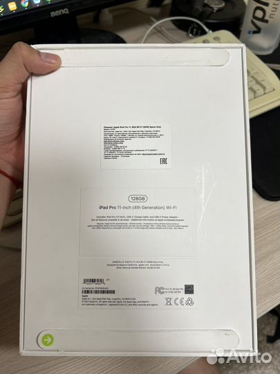 Новый iPad pro 2022 11 128gb wifi space grey