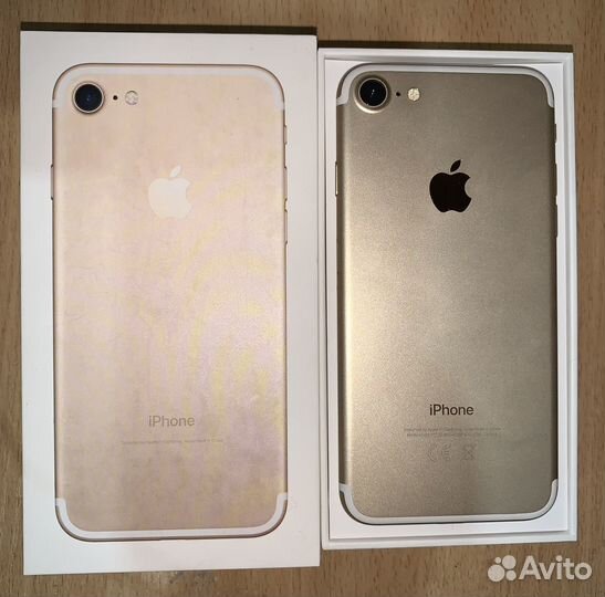 Телефон iPhone 7 gold 32гб