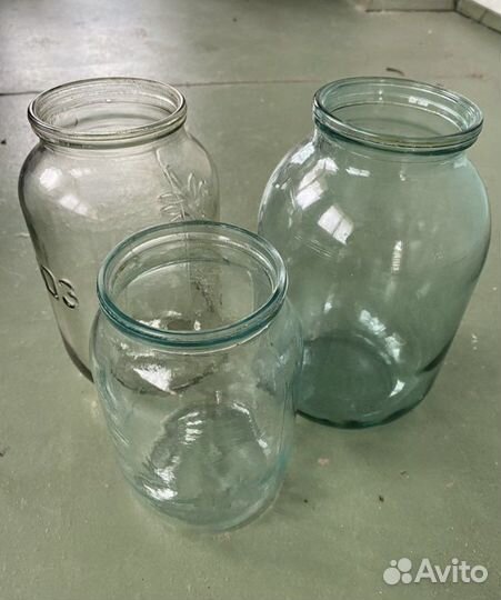 Банки 0.5, 1, 2 и 3 литра