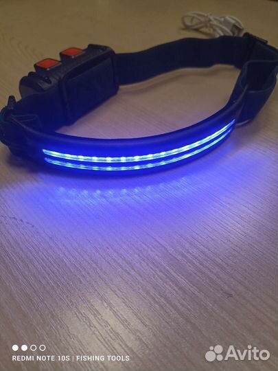 Фонарь налобный с датчиком движения