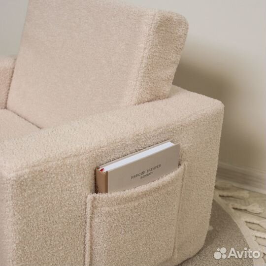 Детское раскладное мягкое кресло кровать