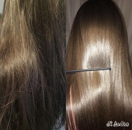 Кератиновое выпрямление волос, Ботокс волос и т.д