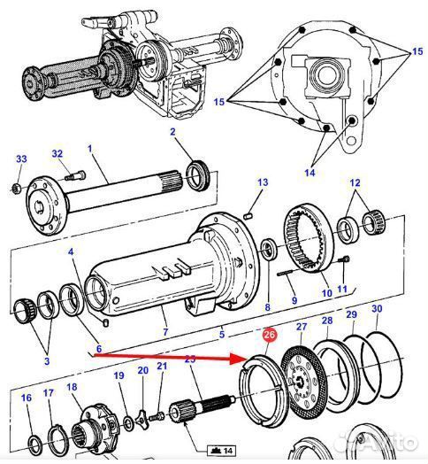 Тормозная система Мassey Ferguson