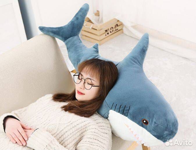 Игрушка плюшевая Акула 100см