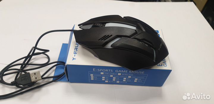 Мышь оптическая USB Y-fruitf-UL, новая (15922)