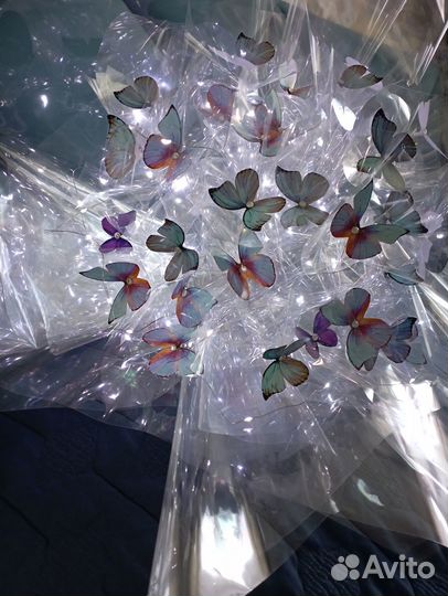 Изготовление букетов из бабочек конфет гипсофилы