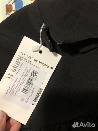 Платье женское черное