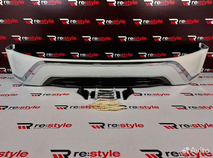 Губа передняя Toyota Land Cruiser 200 3м c16г ksPt