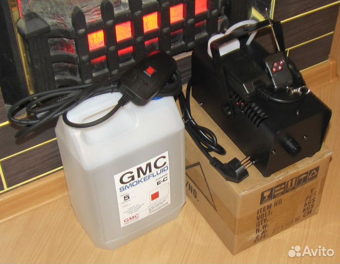 Дым машина 500W пульт Д/У Канистра дыма 5л New