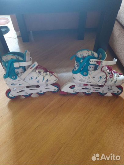 Роликовые коньки детские раздвижные