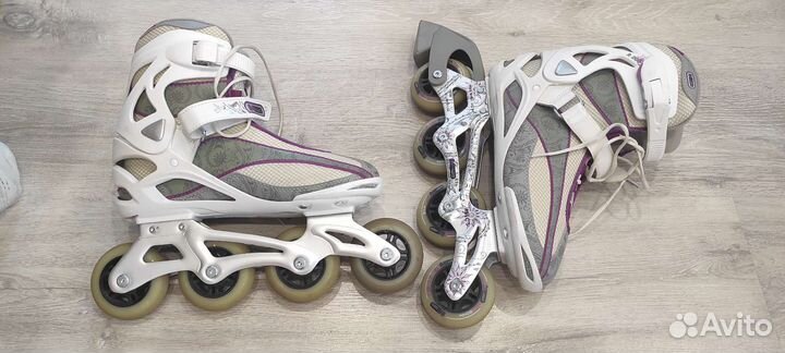 Ролики женские Reaction R206W + защита