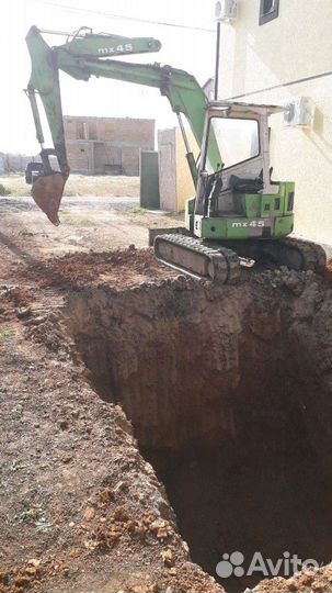 Услуги, аренда мини экскаватора