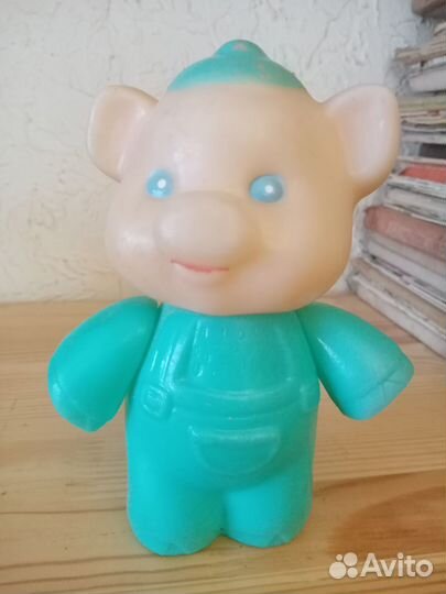 Поросенок СССР пластмассовый, дутыш СССР. Редкий