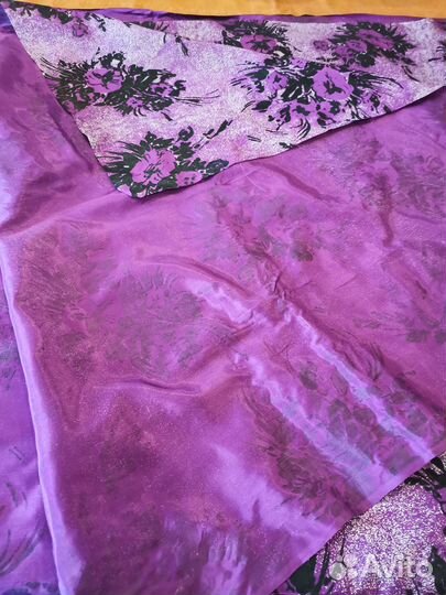 Ткань креп-сатин шёлковый, натуральный, отрез