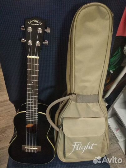 Укулеле lanikai LU-21CE BK