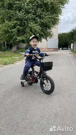 Велосипед детский от 2 до 5 лет человек паук