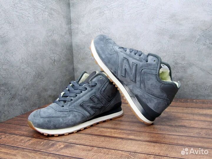 Кроссовки мужские New Balance 574 Lux/ темно синий