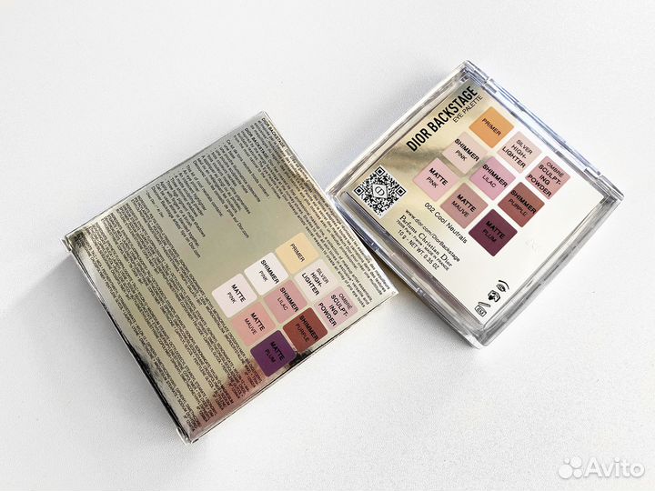 Тени палетка Dior Backstage