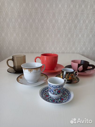 Сервизы кофейные, чайный, чайные пары