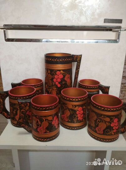 Кружка деревянная