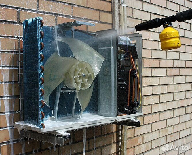 Мойка чистка заправка и ремонт сплит систем