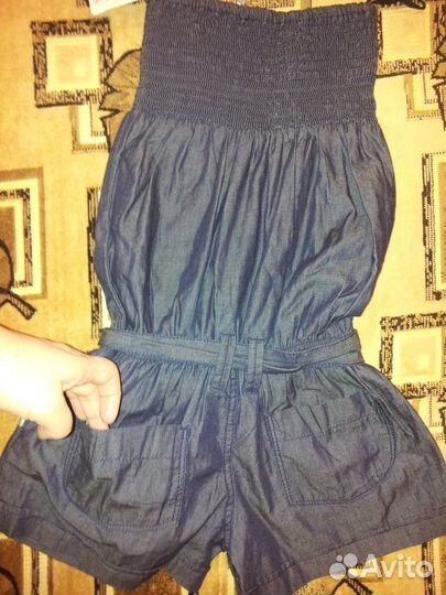 Полукомбез джинсовый, новый 12-16 лет