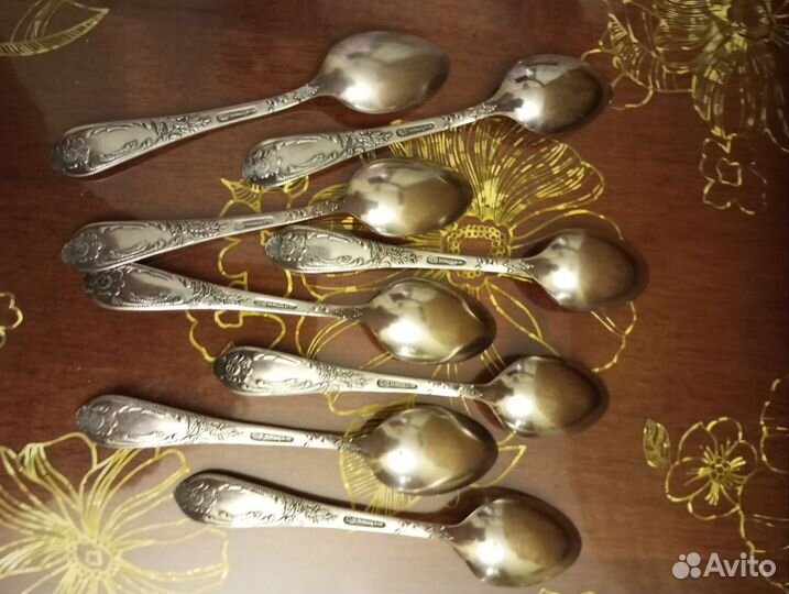 Набор столовых приборов мельхиор СССР