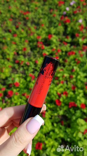 Жидкая помада mac red enamel 590