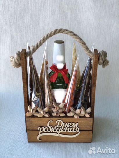 Мужской съедобный букет 99. Подарок мужчине