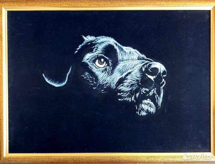 Картина на бархате