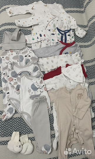 Пакет одежды для мальчика 0-3 мес
