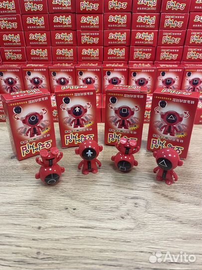 Неваляшки 'Игра в кальмара' – уникальные игрушки д