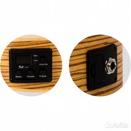 Укулеле Flight DUC328 CEQ SP/ZEB