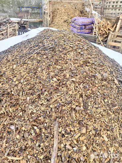 Древесная щепа - мульча