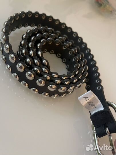 Ремень кожанный новый